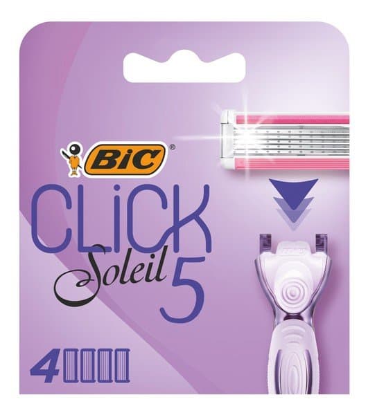 Bic Click Soleil 5, Wkłady do damskiej maszynki do golenia, 4szt.