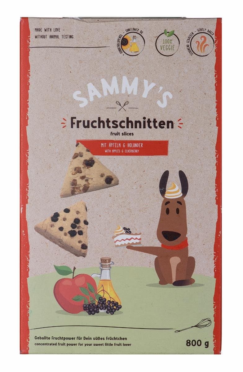 Bosch SAMMY'S FRUIT SLICES OWOCOWE TRÓJKĄTY 0,8KG