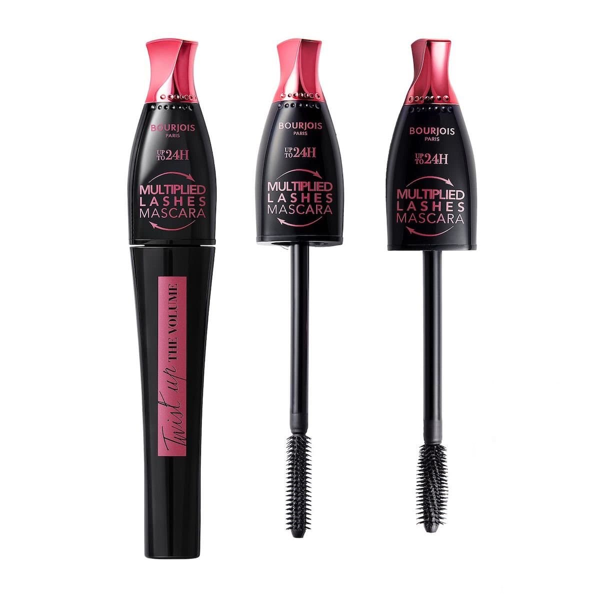 Bourjois, Twist Up The Volume 24h, tusz do rzęs zwiększający objętość nr 23 - Black, 8 ml
