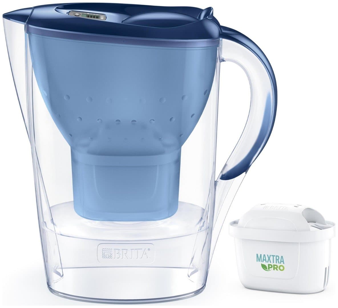 Brita, Dzbanek Filtrujący Marella+1 Maxtra Pro, Niebieski, 2,4 L