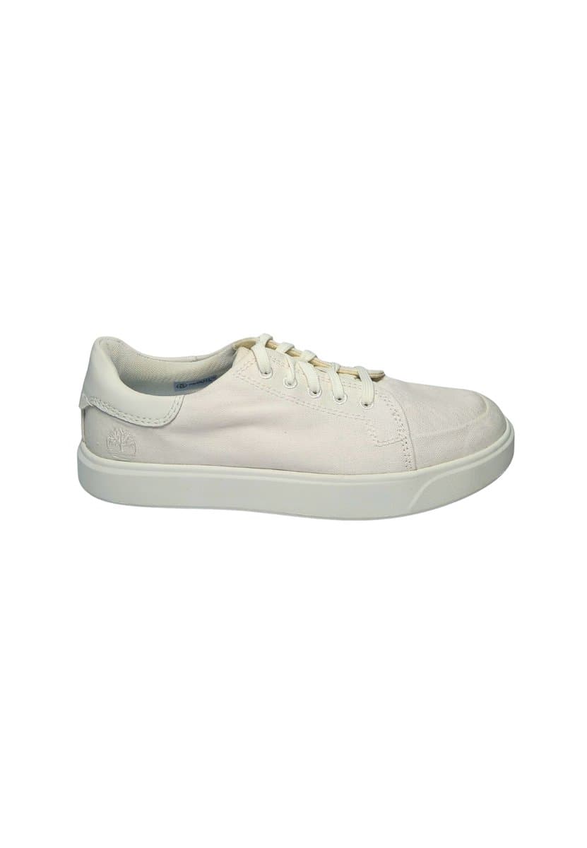 buty mężczyzna Timberland Emerson Street Low Lace Sneaker White Canvas