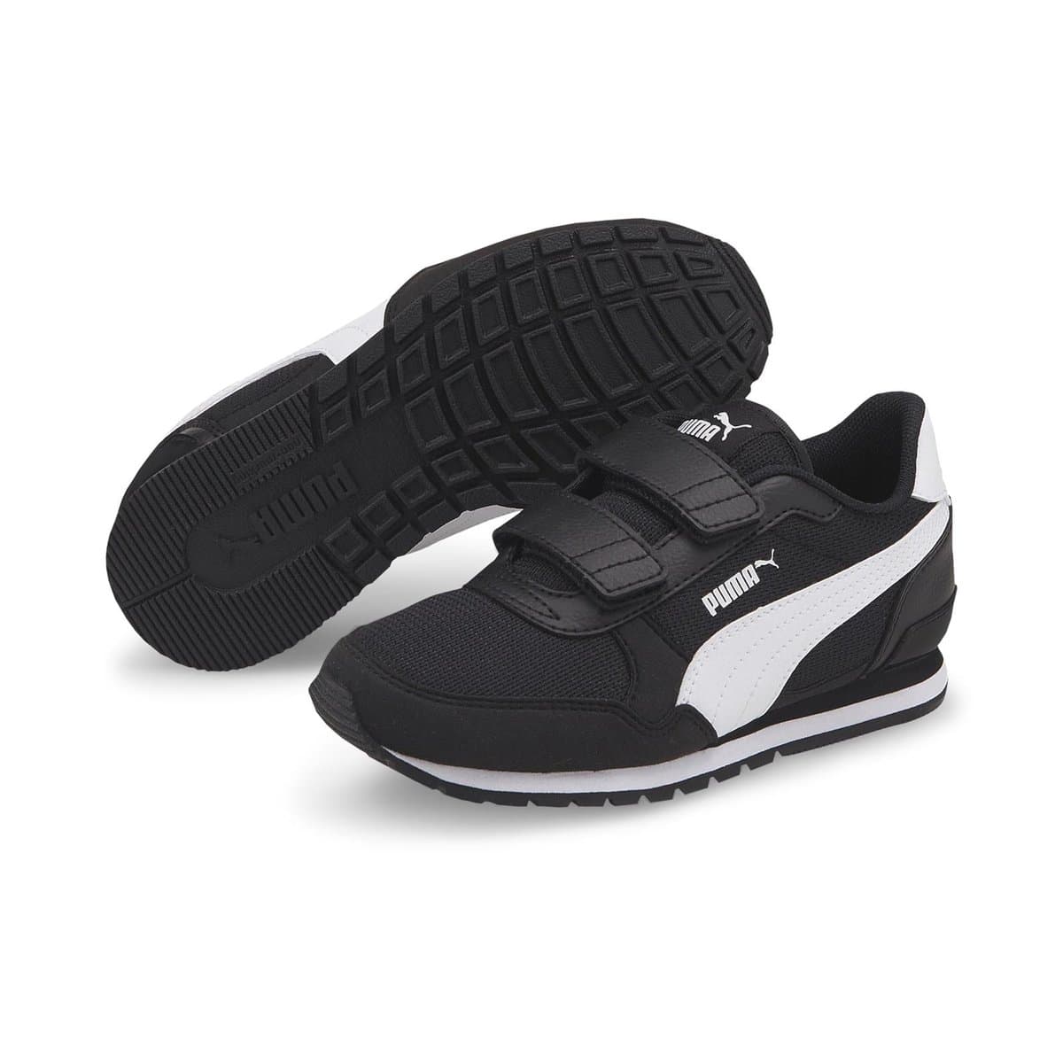 Buty sportowe dziecięce Puma ST RUNNER V3 MESH PS czarne 38551101-31