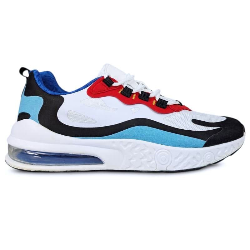 Buty Sportowe Młodzieżowe Modne Stylowe Komfortowe Sneakersy Białe Wygodne Lekkie Damskie Męskie White/Red Nuke 36