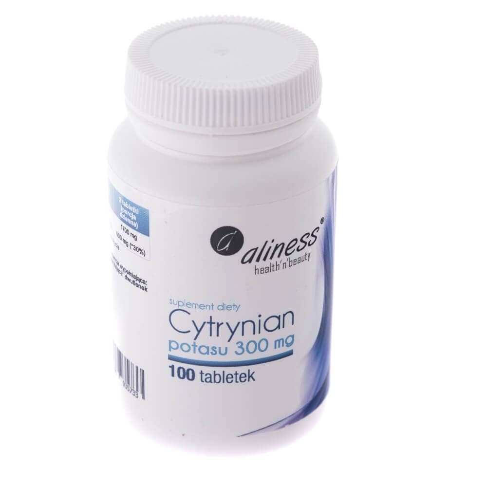 Suplement diety, Cytrynian Potasu MEDICALINE, 300 mg, 100 tabletek