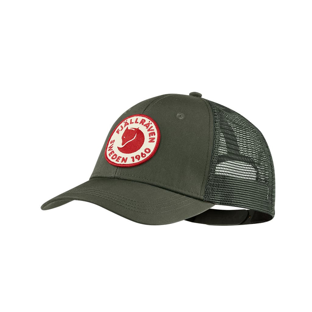 Czapka z daszkiem Fjallraven 1960 Logo Langtradarkeps deep forest S/M