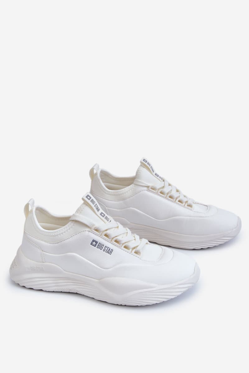 Damskie Sneakersy Memory Foam System Big Star LL274417 Białe-39