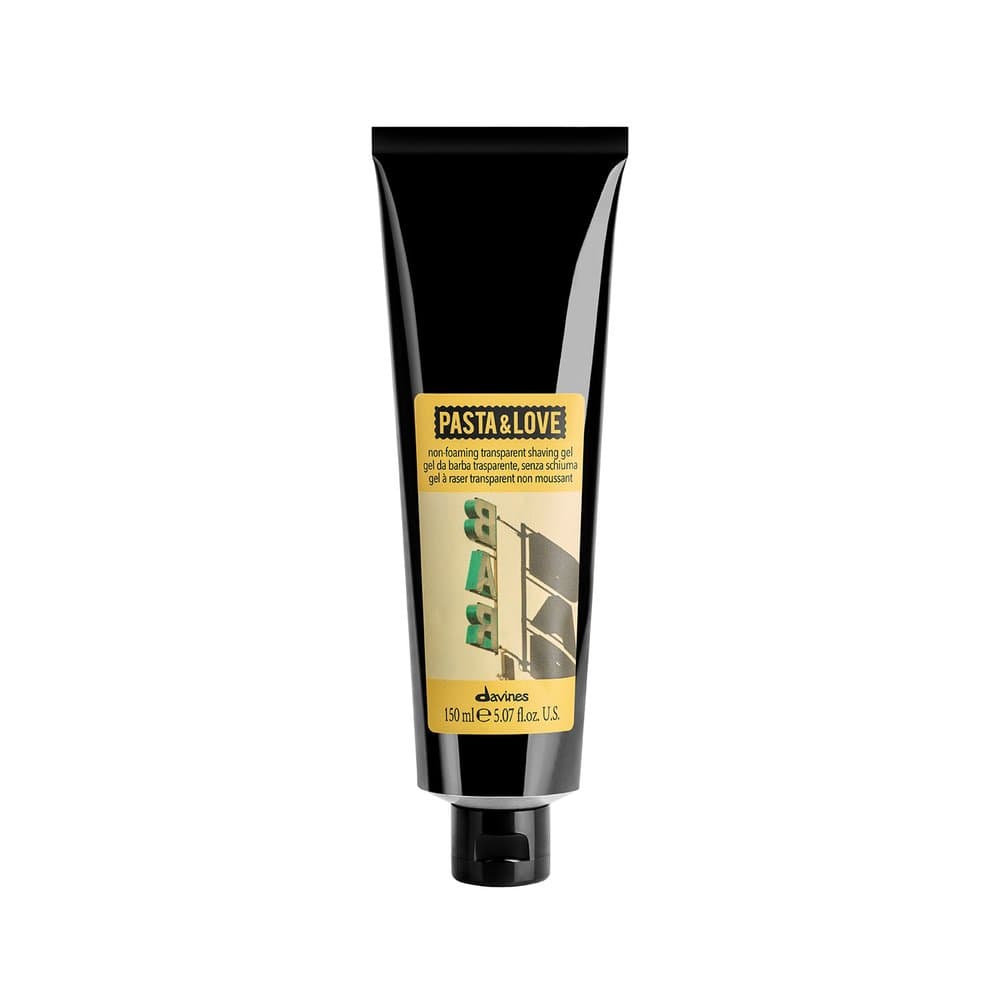 Davines, Bezbarwny Żel Do Precyzyjnego Golenia Niepieniący Non Foaming Transparent Shaving Gel, Pasta & Love, 150ml