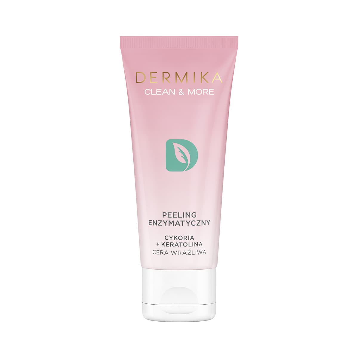 Dermika, Clean & More peeling enzymatyczny do cery wrażliwej Cykoria & Keratolina 75ml