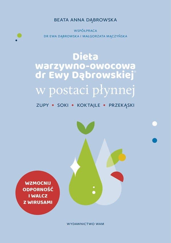 Dieta warzywno-owocowa dr Ewy Dąbrowskiej w postaci płynnej. Zupy, soki, koktajle, przekąski