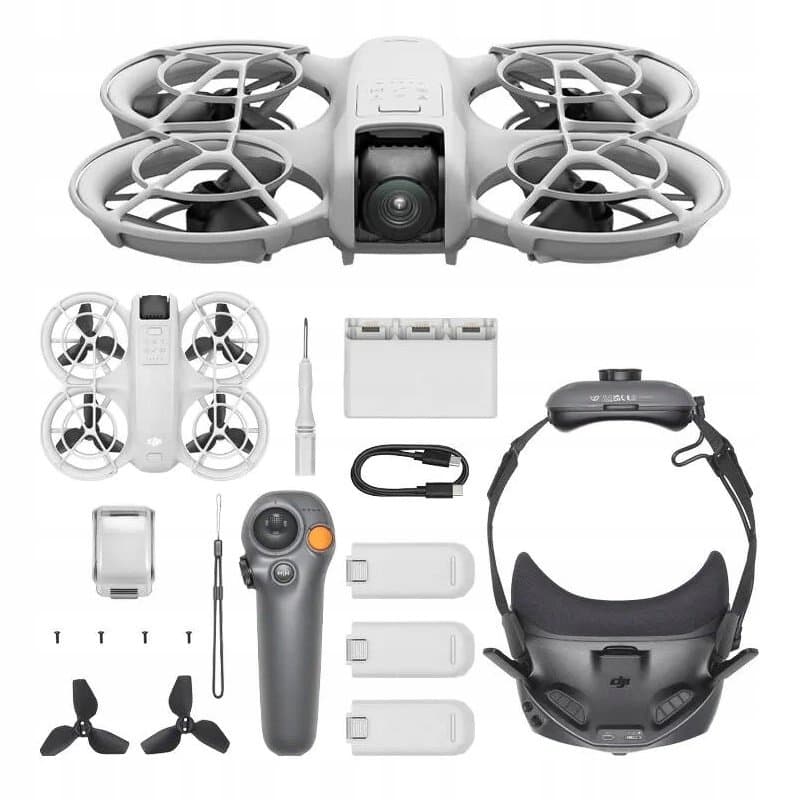 DRON DJI NEO MOTION FLY MORE COMBO 4K 30 FPS GOGGLES N3 RC MOTION 3