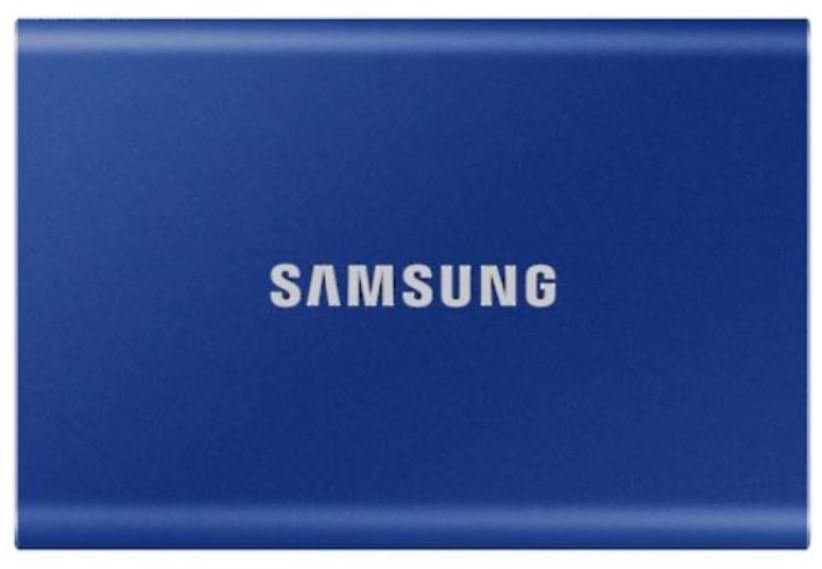 Dysk SSD SAMSUNG Portable T7 MU-PC2T0H/WW, 2 TB, USB 3.2, niebieski