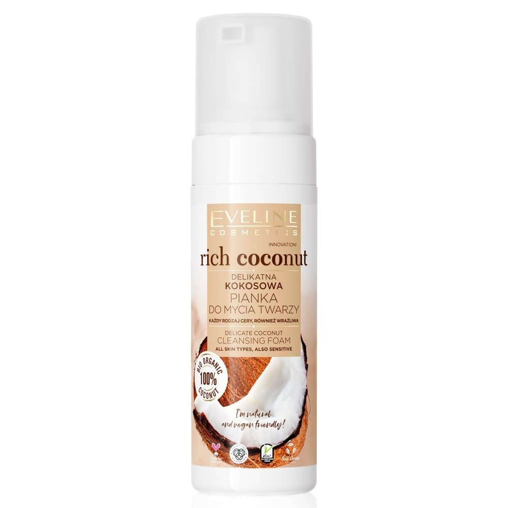 Eveline Cosmetics Rich coconut Kokosowa Pianka Do Mycia Twarzy 150ml