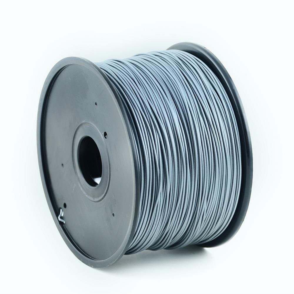 Filament do drukarki 3D GEMBIRD PLA, srebrny, 1.75 mm