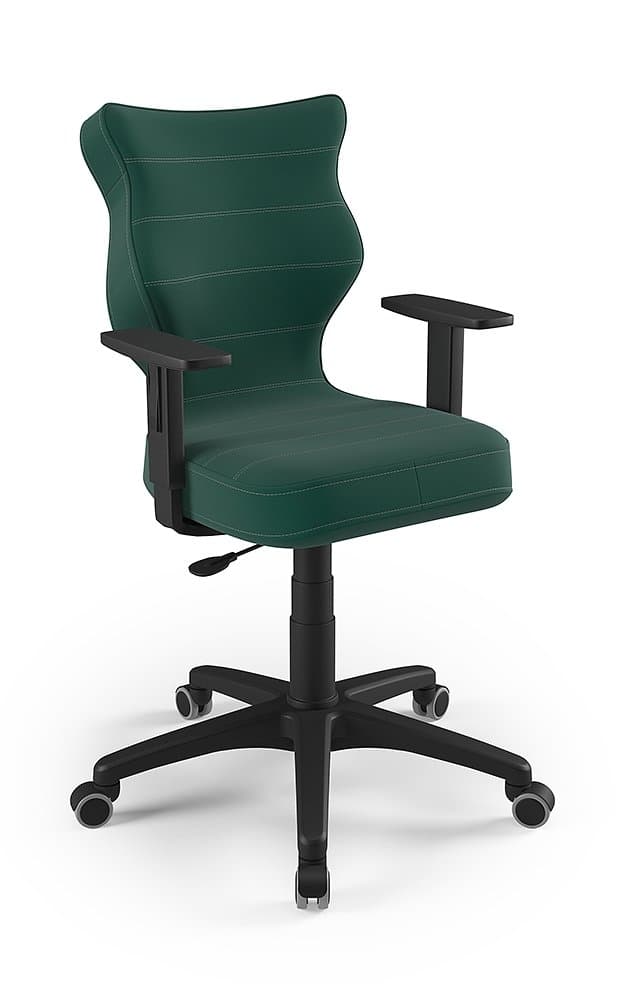 Entelo, Krzesło do biurka dla dziecka dopasowane do wzrostu 159-188 cm, model Duo kolor zielony obrotowe