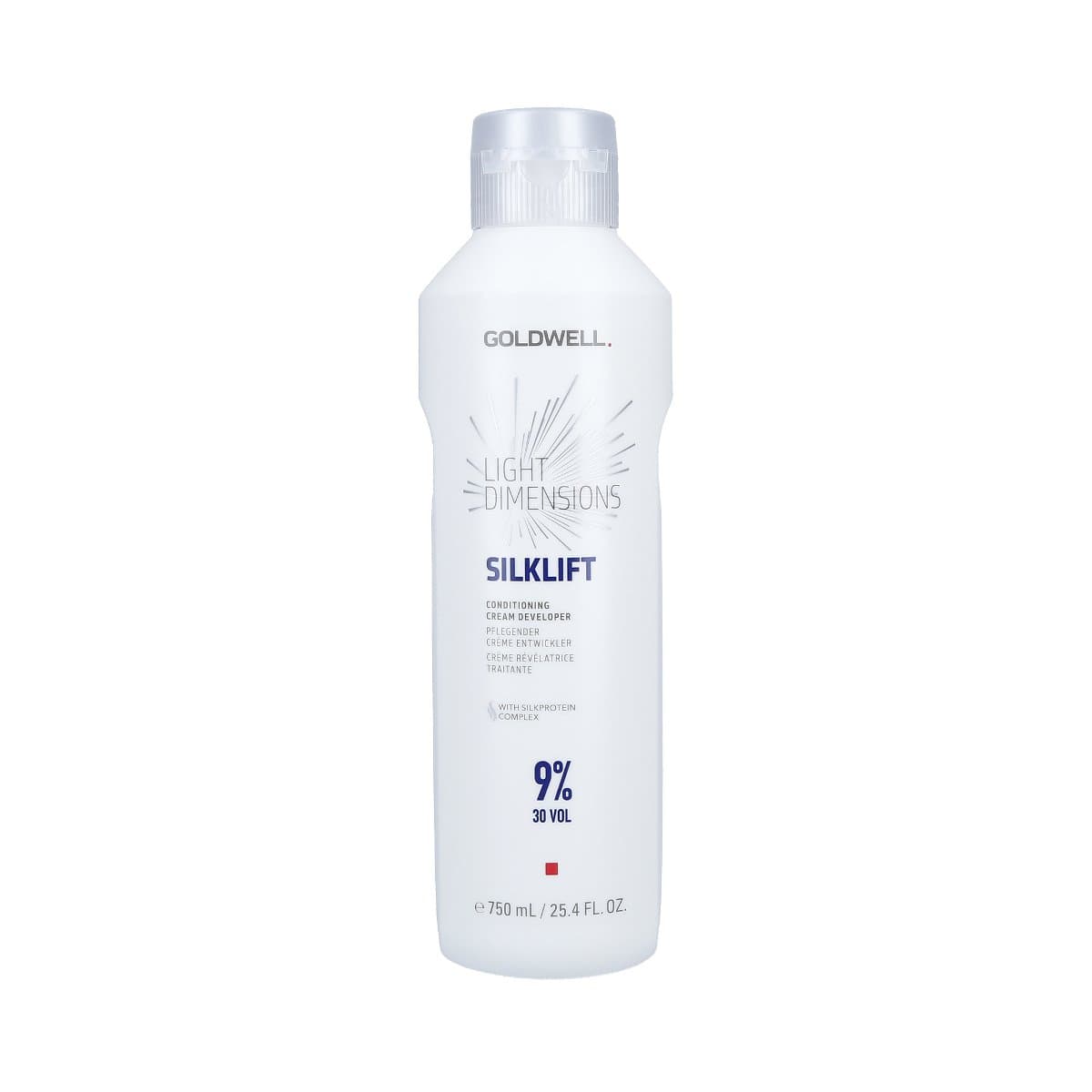 GOLDWELL, SILK LIFT, LIGHT DIMENSIONS 9% Odżywczy oksydant w kremie, 750 ml