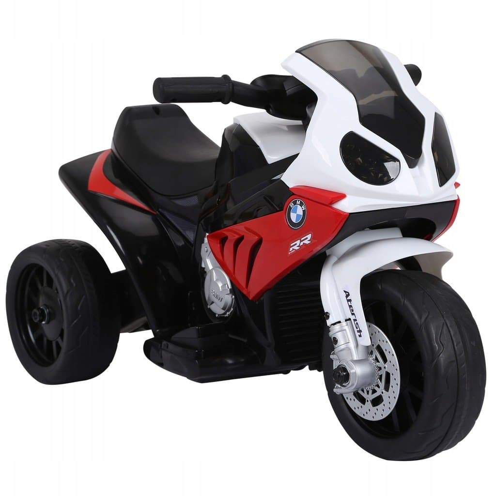 HOMCOM Elektryczny Motocykl Dziecięcy BMW S1000RR 6V Czerwony Trójkołowiec