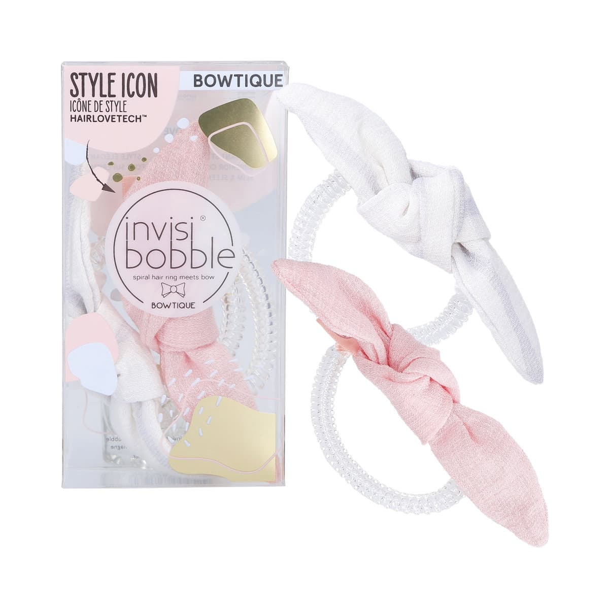 Invisibobble, Bowtique, Zestaw gumek do włosów nordic breeze lemming 2szt.