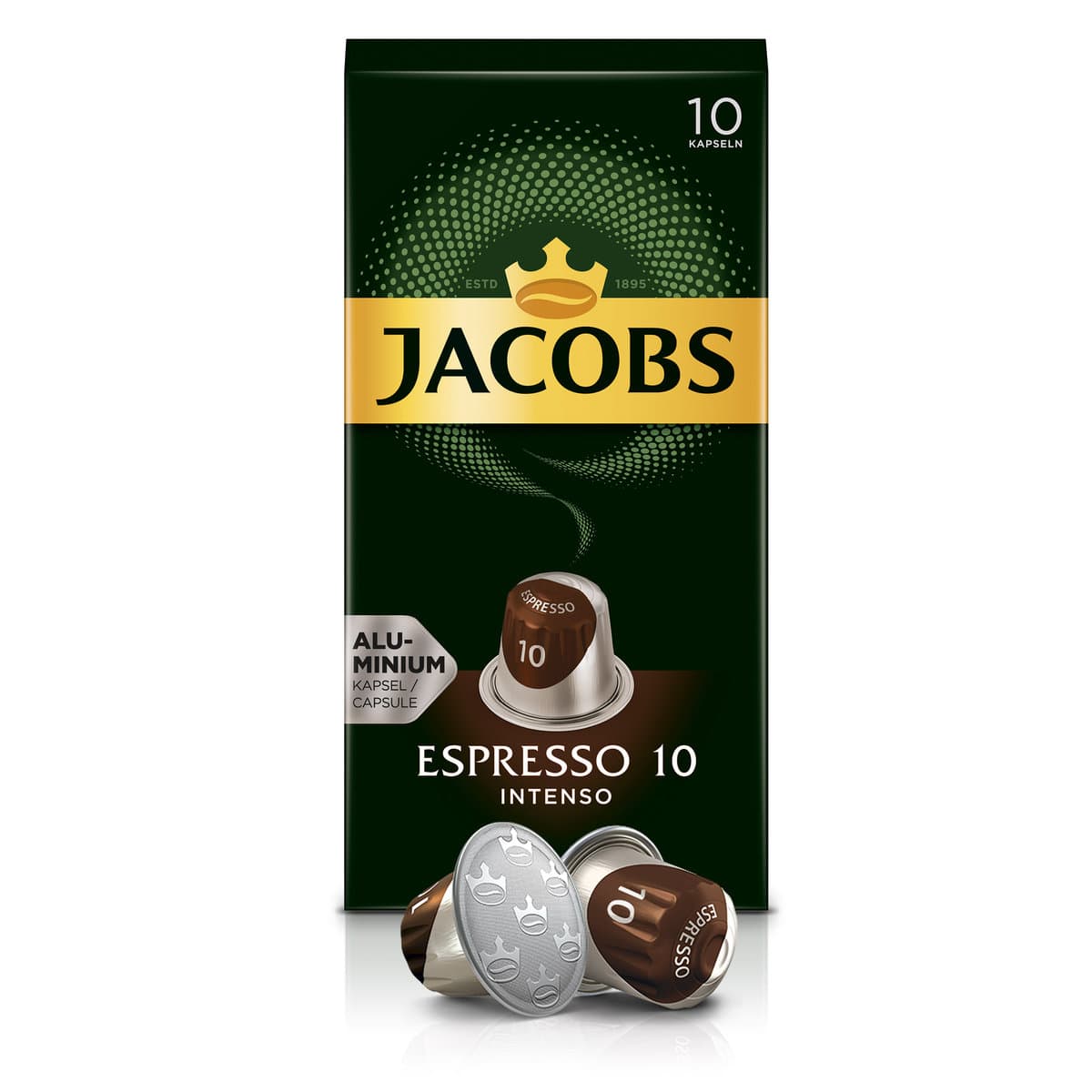 Jacobs, kawa kapsułki Espresso Intenso, 10 kapsułek
