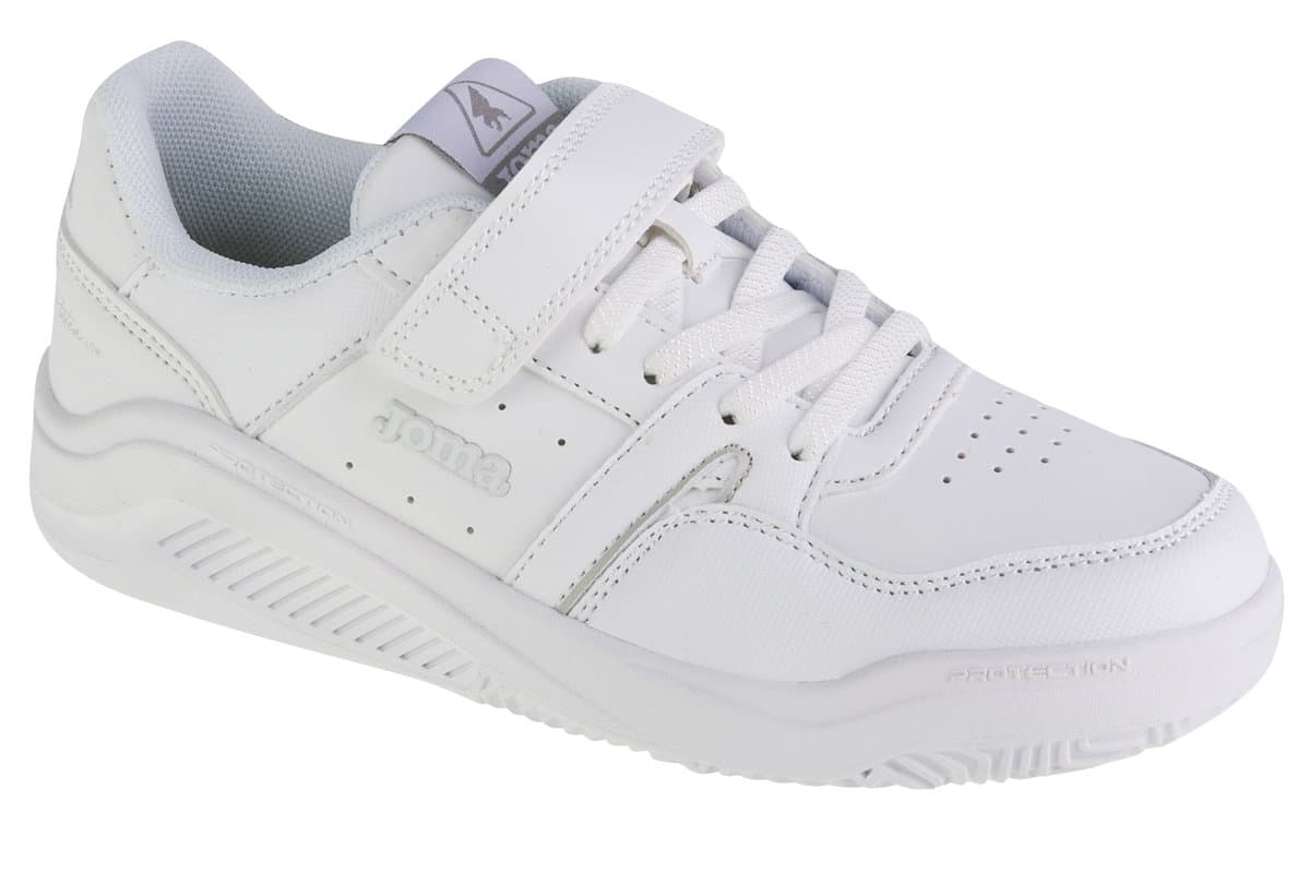 Joma Platea Low Jr 2402 JPLAS2402V, dla dzieci, buty sneakers, Biały
