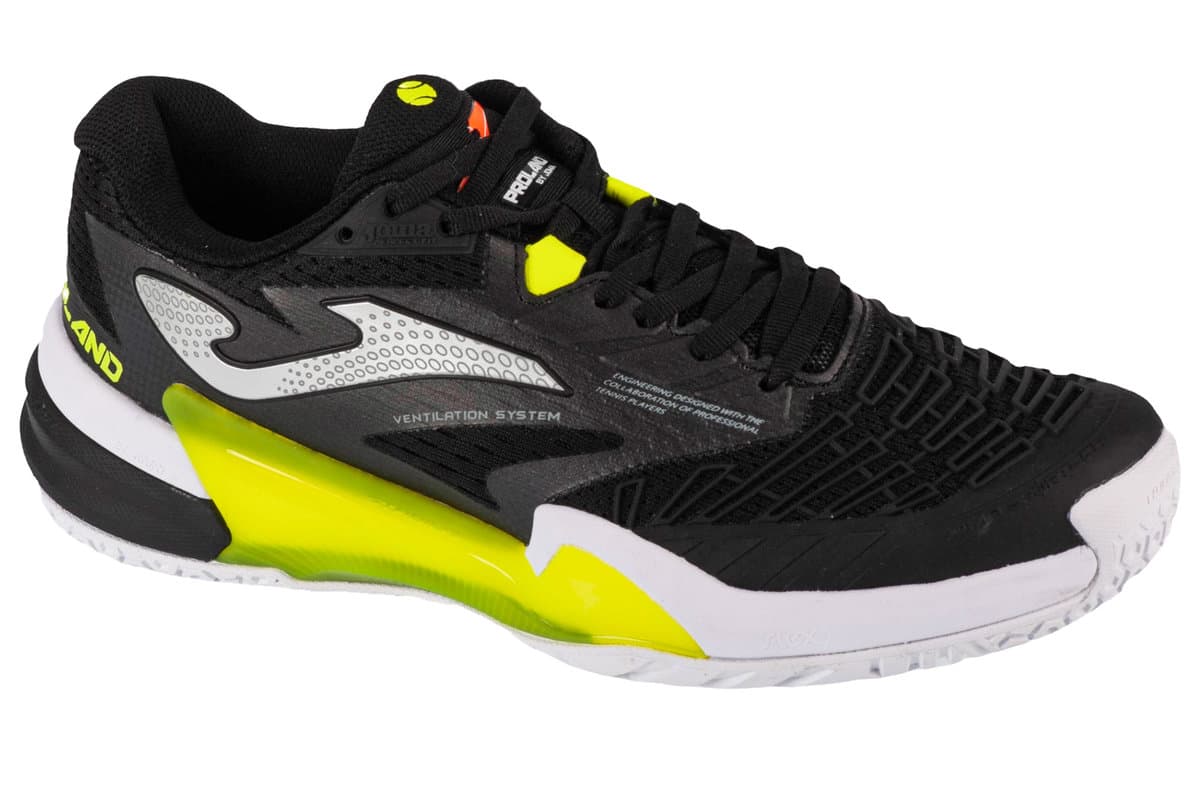 Joma Roland Men 2401 TROLAS2401AC, Męskie, buty do tenisa, Czarne