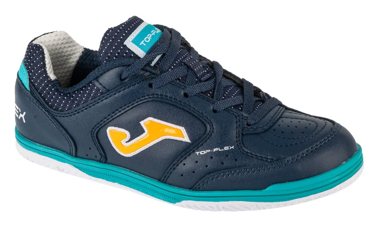 Joma Top Flex Jr 2503 IN TPJS2503IN, dla chłopca, buty halowe - halówki, Granatowy