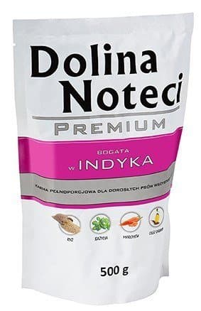 Karma mokra dla psa DOLINA NOTECI Premium, indyk, 500 g