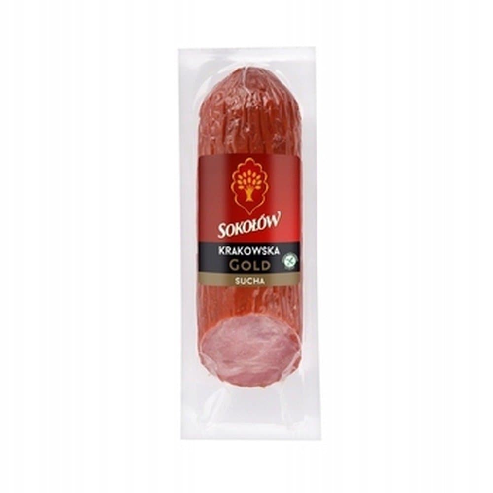 Kiełbasa Krakowska Sucha Gold 250 g - Tradycyjny Wędzony Wyrób