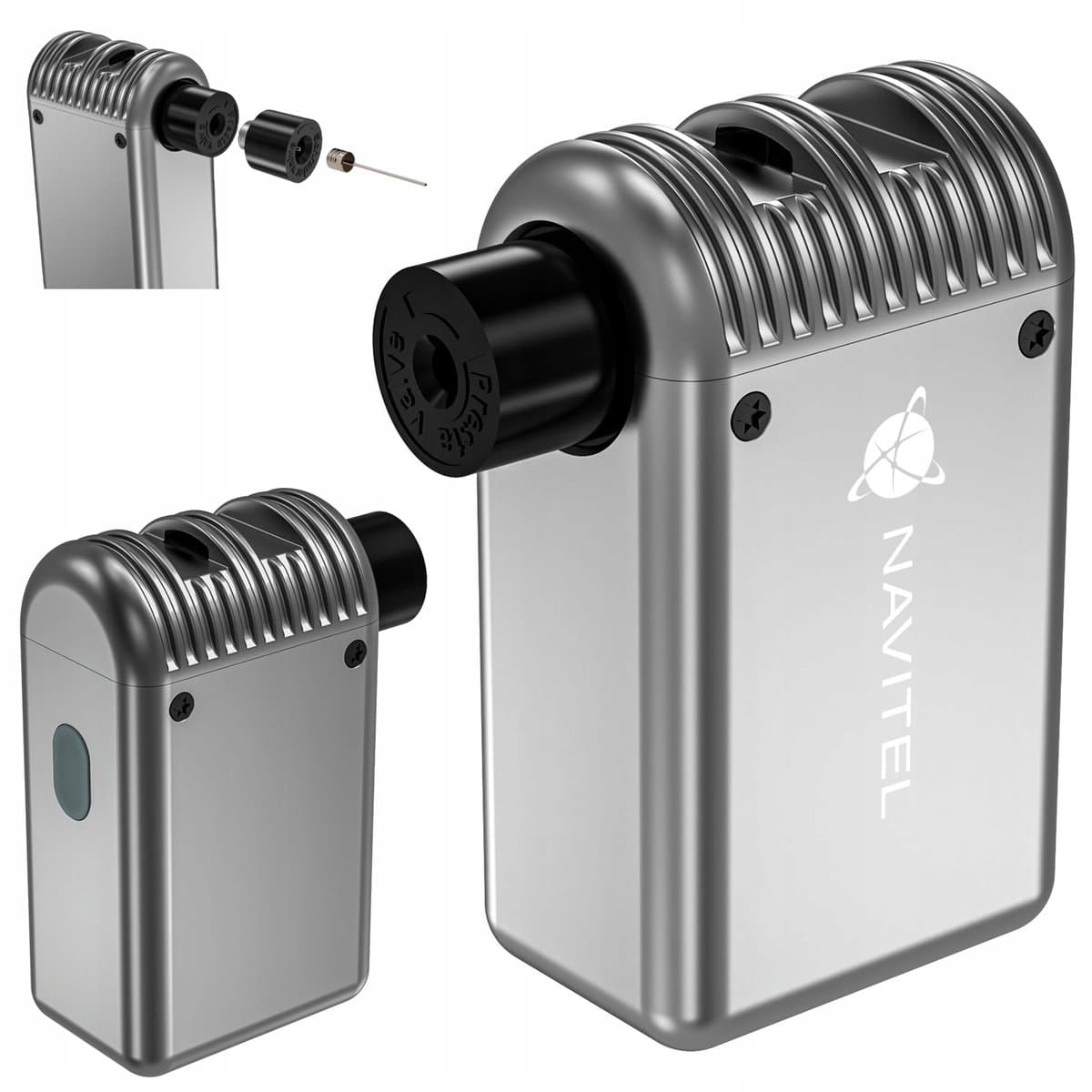 KOMPAKTOWY KOMPRESOR POWIETRZA NAVITEL AIR 8 MINI ZESTAW Z 3 DYSZAMI