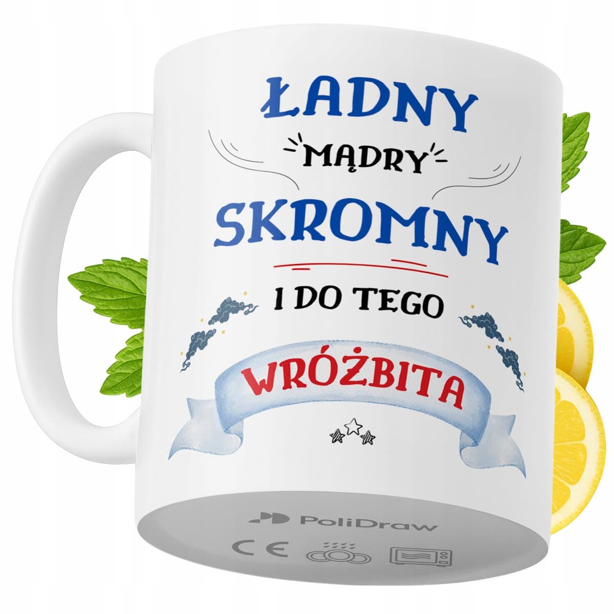 Kubek Dla Wróżbity na Prezent z Nadrukiem ze Zdjęciem 330 ml PoliDraw numer Kubek_Dla Wróżbity_8