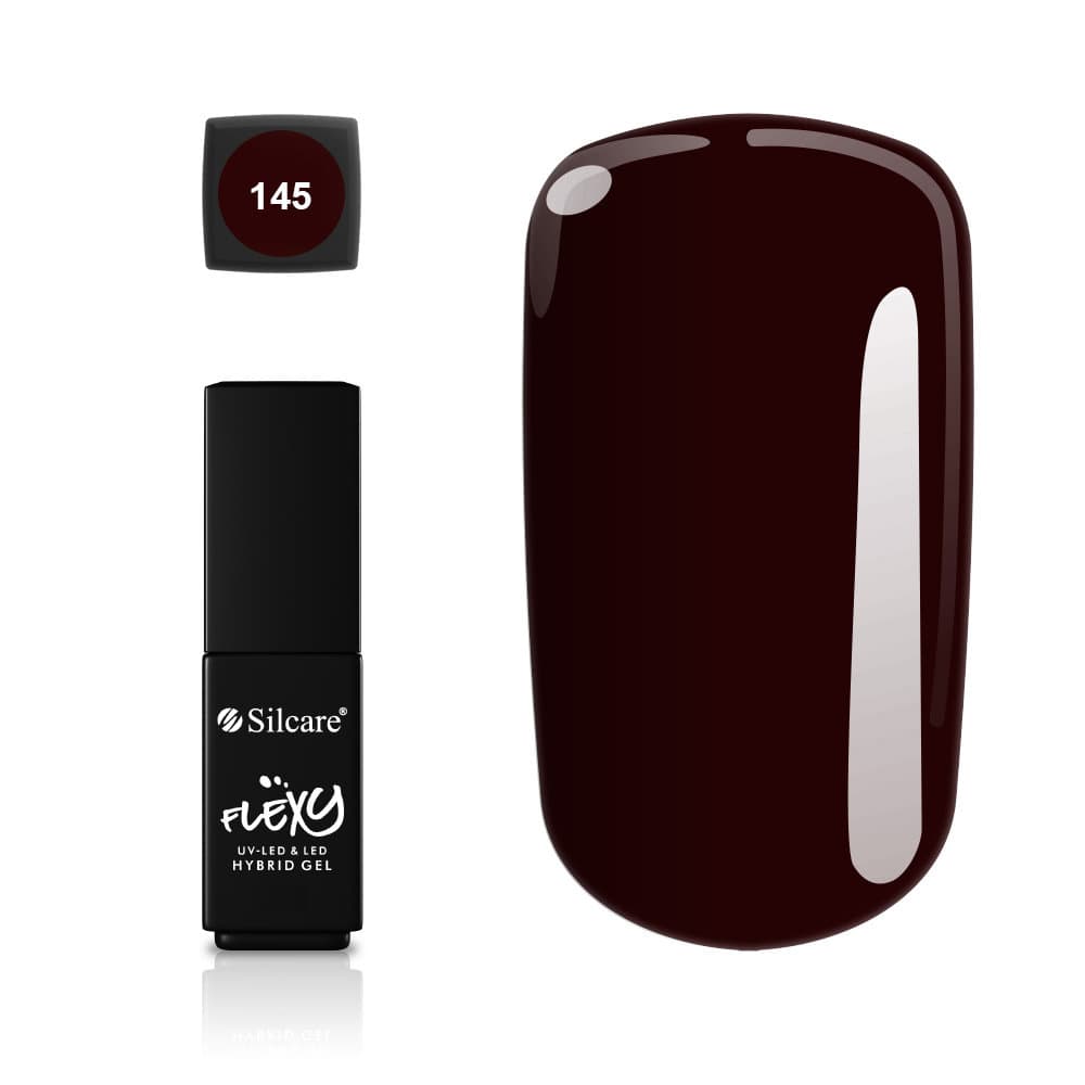 Lakier Hybrydowy Flexy 145 Bordowy 4,5 G Do Paznokci Tpo Free