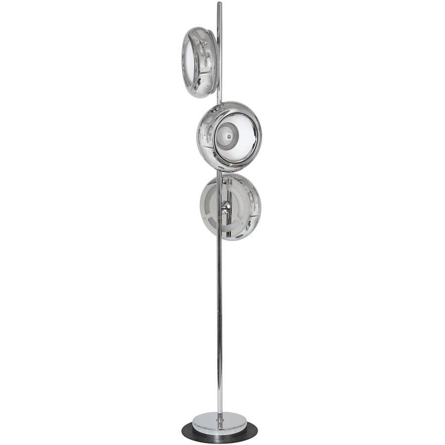 Lampa podłogowa MILAGRO Mercurio, srebrny, 1x36W, 4000K, 157x28 cm