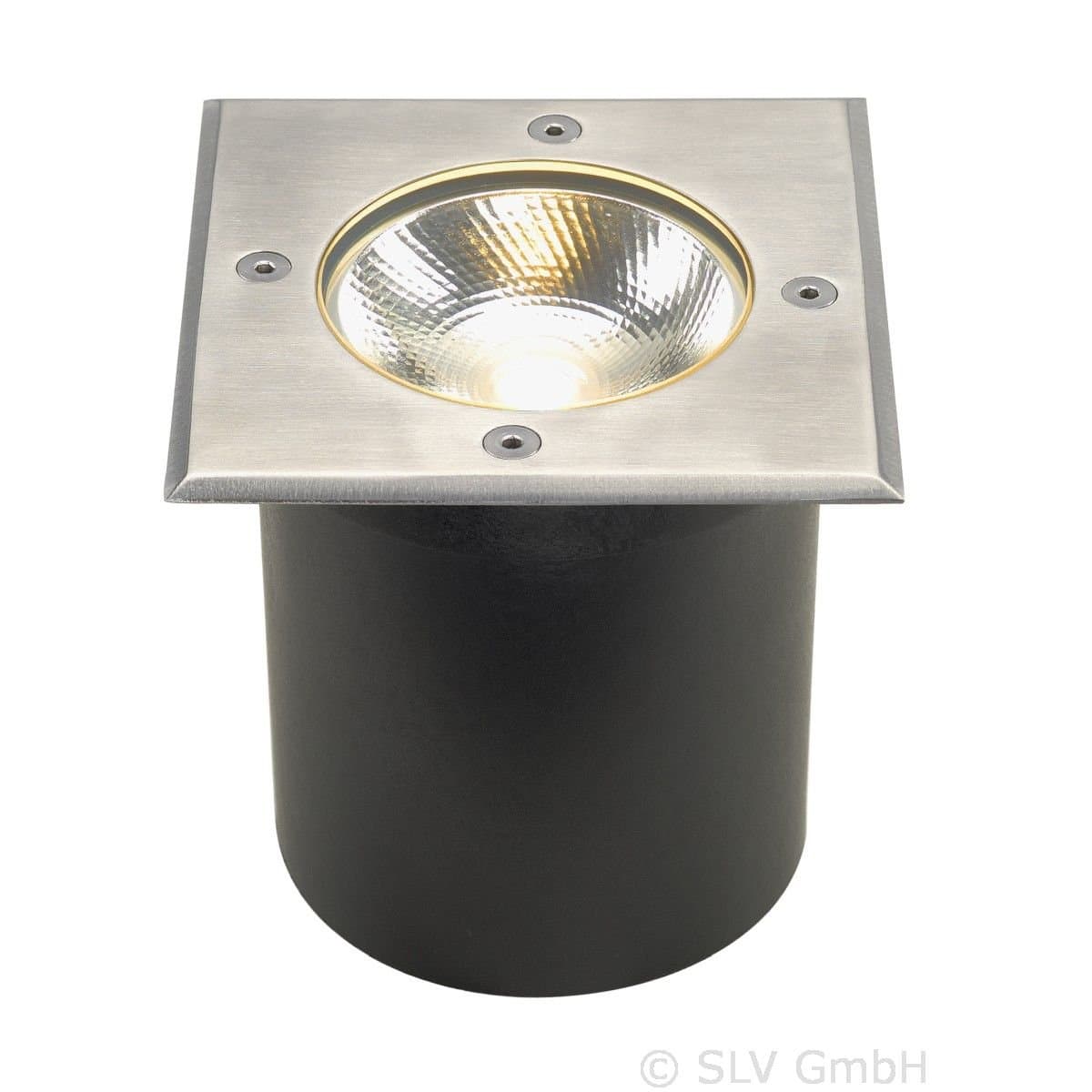 Lampa zewnętrzna do zabudowy SPOTLINE, Rocci, srebrny, 12,1x12,6 cm
