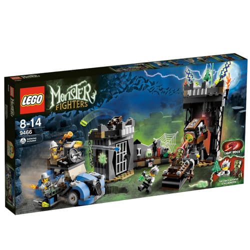 LEGO Monster Fighters, klocki Szalony profesor i jego potwór, 9466