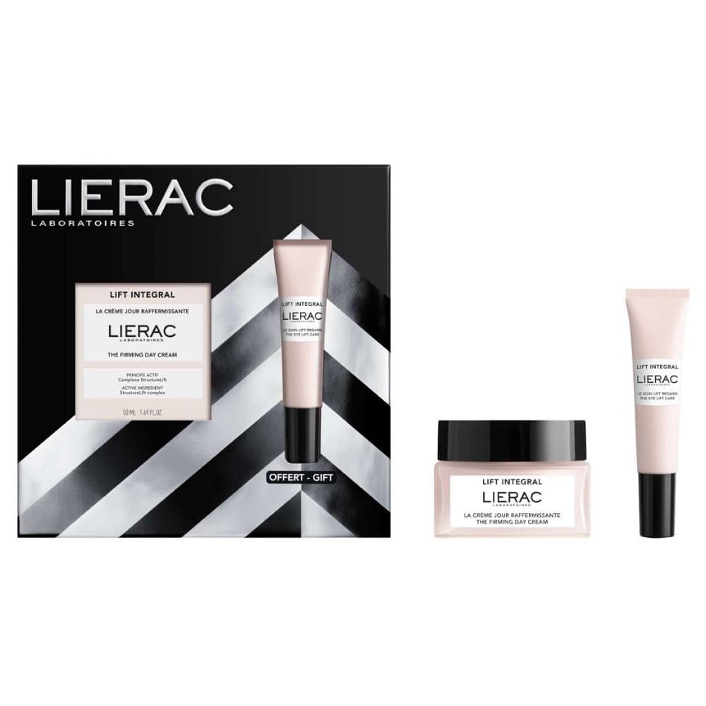 LIERAC Lift Integral zestaw ujędrniający krem na dzień 50ml + liftingujący krem pod oczy 15ml