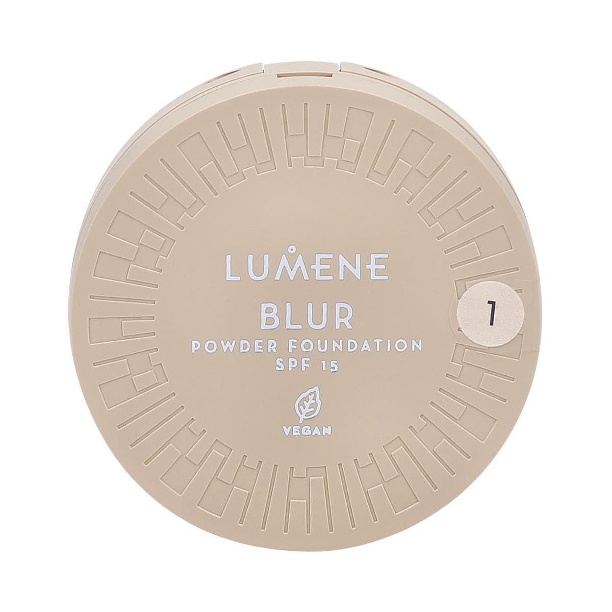 Lumene, Blur Longwear Długotrwały Prasowany Puder, SPF 15, 1, 10 g
