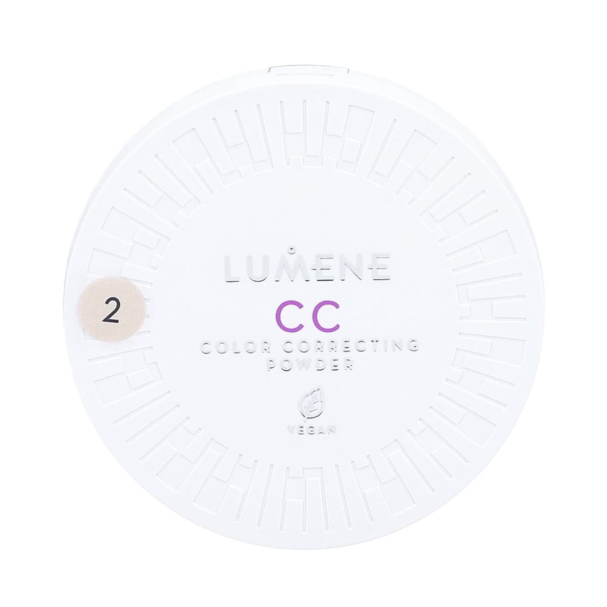 Lumene, Color Correcting Prasowany Puder Korygujący, 02, 10 g
