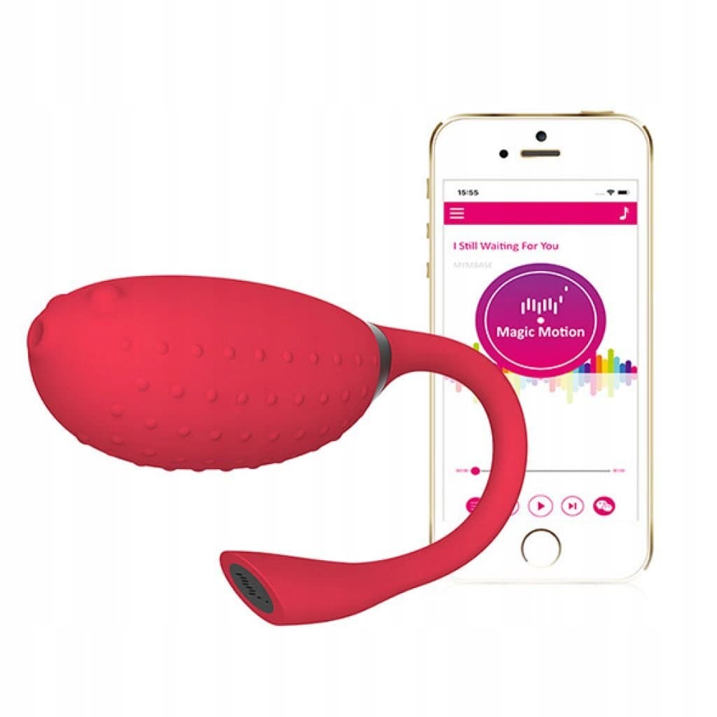 Magic Motion, Fugu Smart Wearable, Wibrator typu jajko sterowany aplikacją, Czerwony