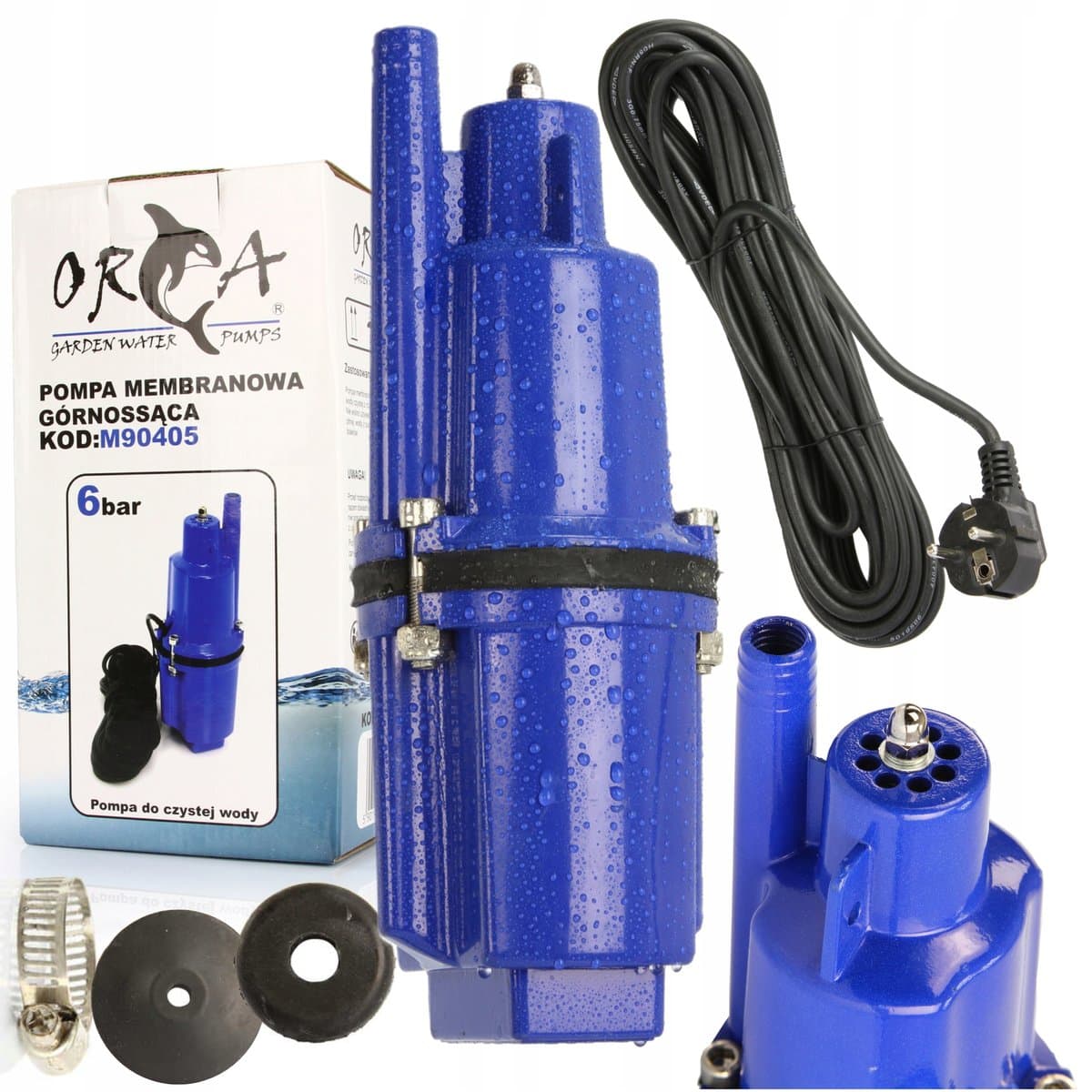 Mar-Pol Pompa Głębinowa Membranowa Orca 460W Do Wody Czystej Studni M90405