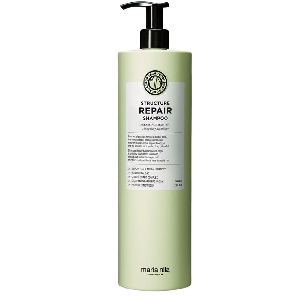 Maria Nila Structure Repair Shampoo, Szampon do włosów suchych i zniszczonych, 1000ml