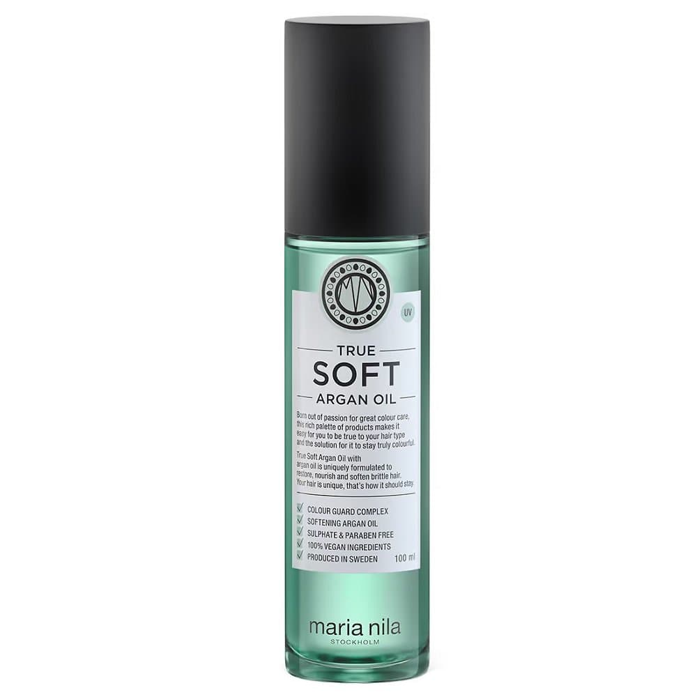 Maria Nila, True Soft Argan Oil, Olejek Arganowy Do Włosów, 100ml