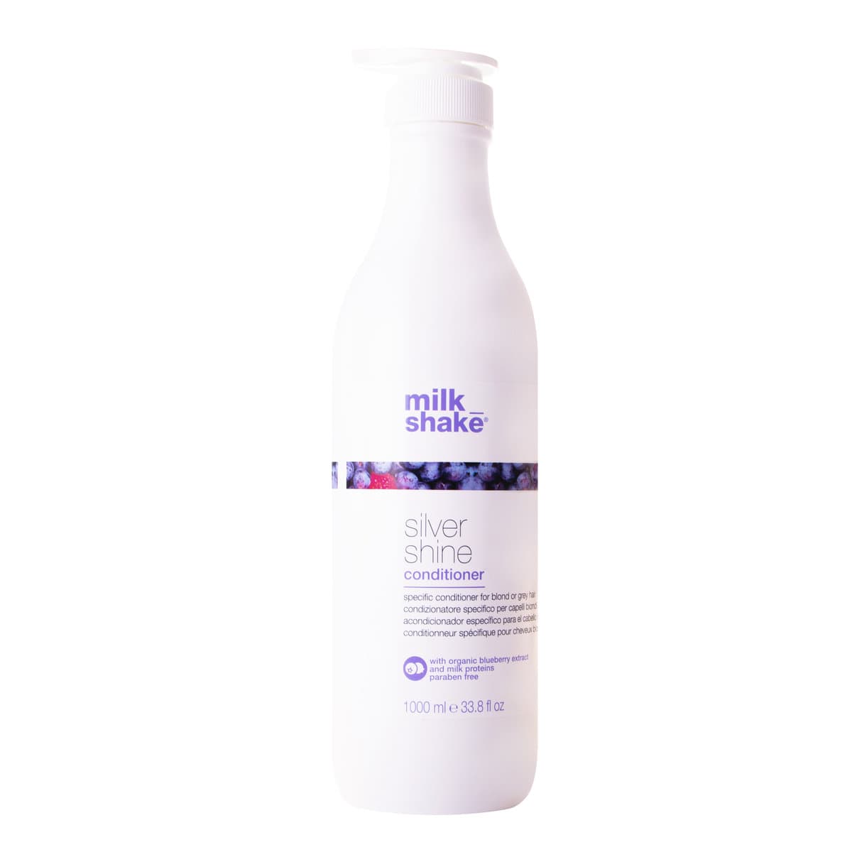 Milk Shake Silver Shine Conditioner odżywka do włosów blond i siwych pielęgnująca 1000ml neutralizuje żółte refleksy