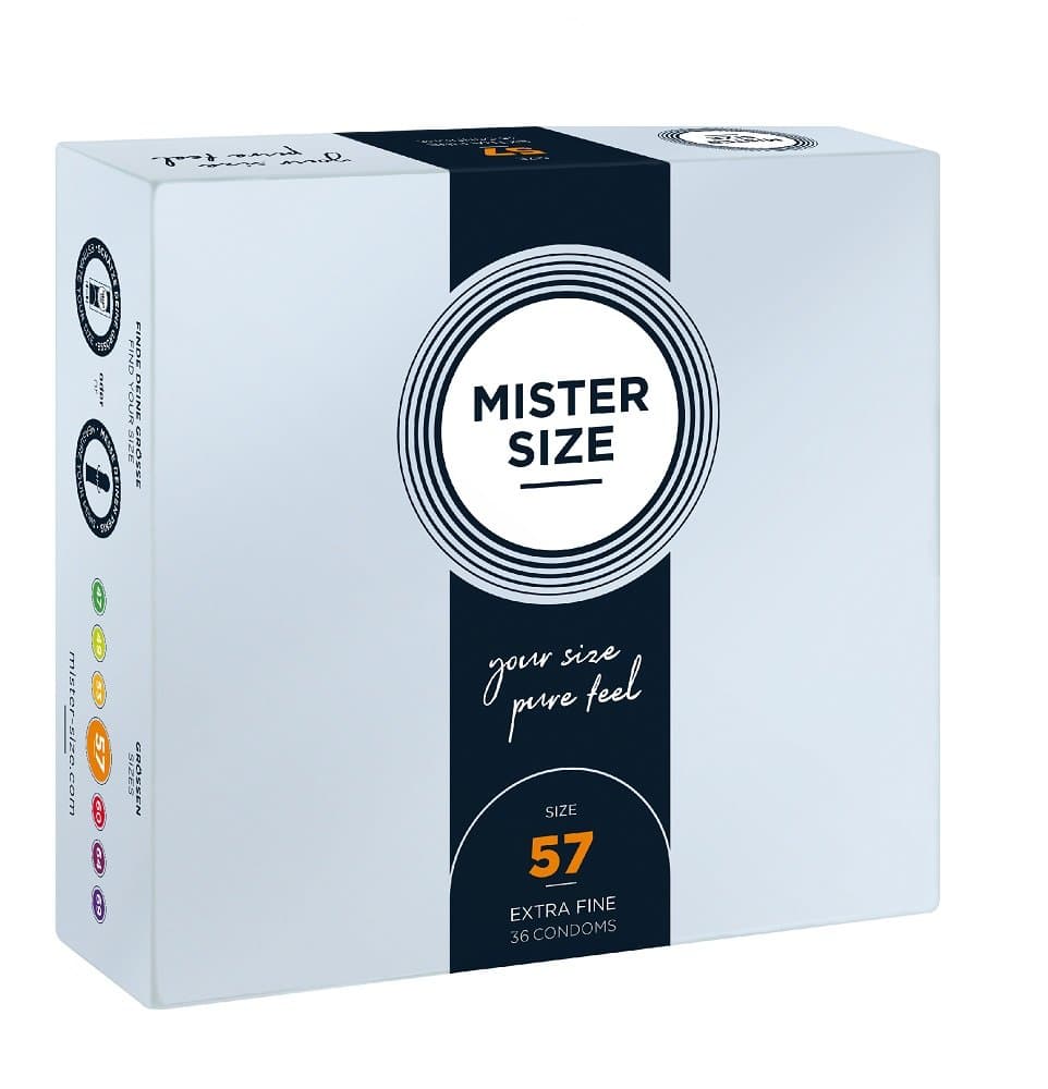 Mister Size, Mister Size, Prezerwatywy dopasowane do rozmiaru 57 mm, 36 szt.
