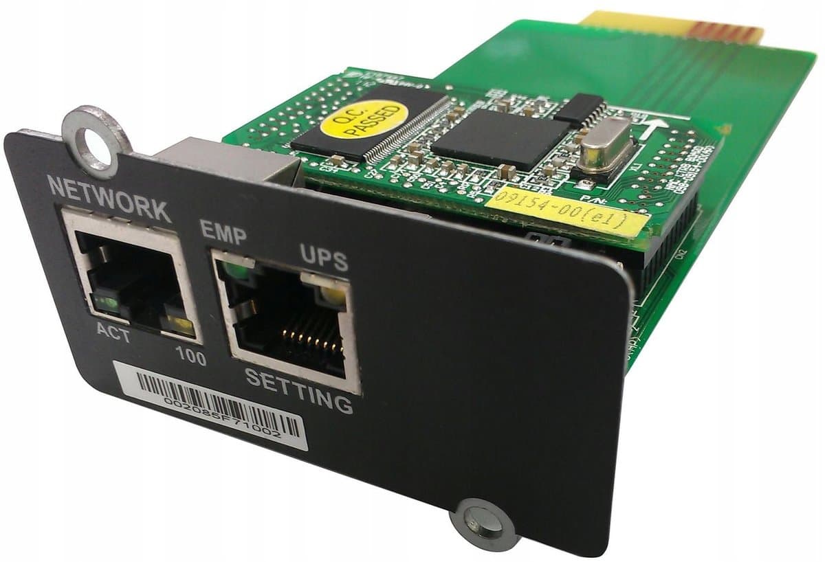 Moduł SNMP 1Gbps PowerWalker dla UPS VFI CG, CPG, CPH, C LCD, CRM, CRS, CW, RMG