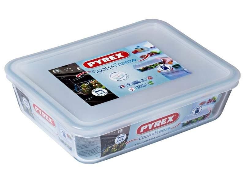 Naczynie żaroodporne Cook & Freeze z pokrywką 22 x 17 cm 1,5 l PYREX