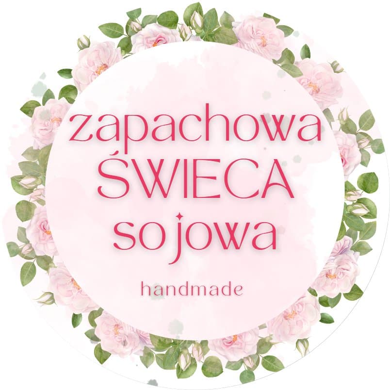 Naklejki na świece Zapachowa Świeca Sojowa Handmade 5cm / 60szt.