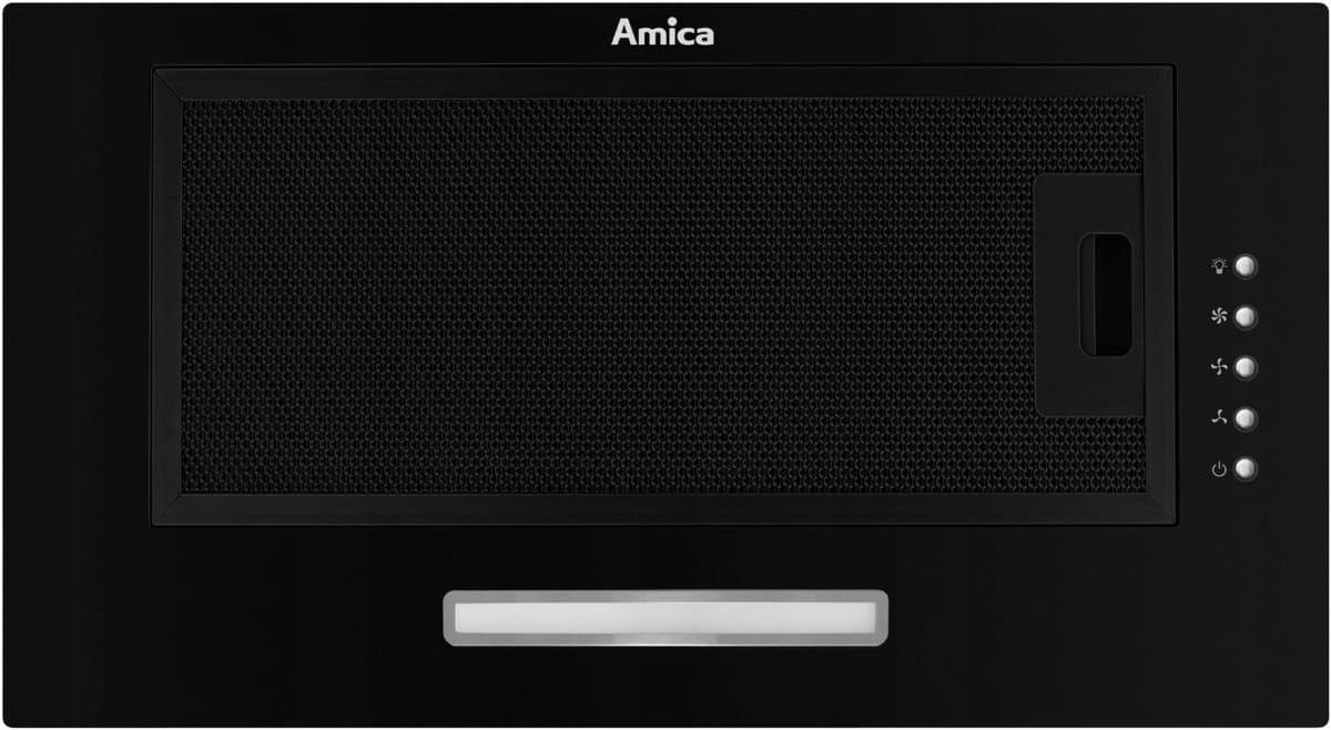 Okap meblowy Amica OMP6211B 60cm wydajność 250m3/h LED 4W SlimSize Czarny