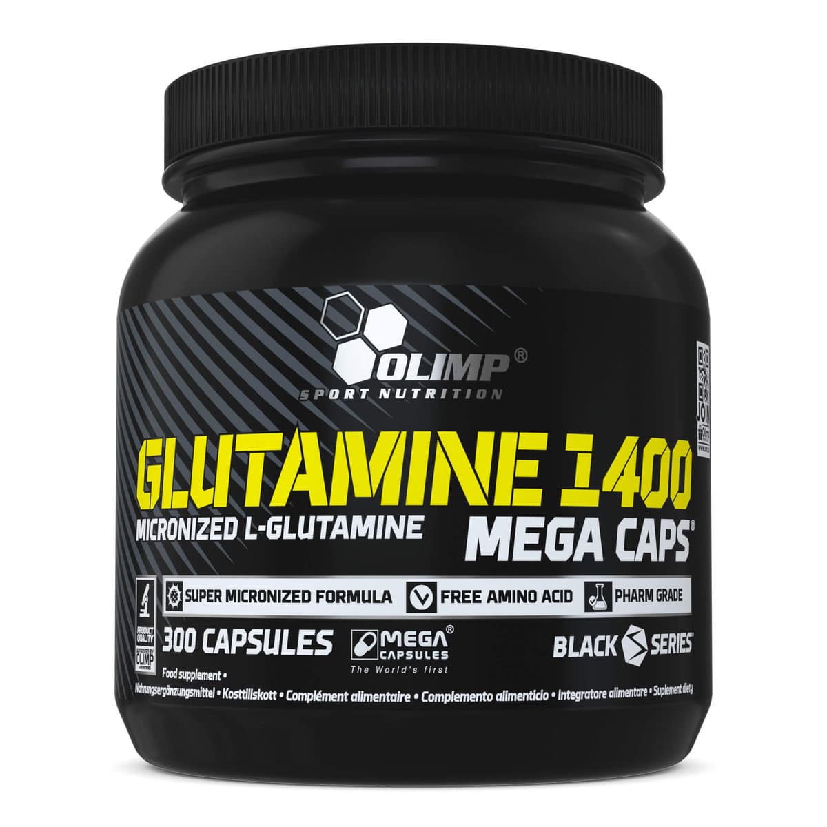 Suplement diety, Olimp Glutamine 1400 Mega Caps® - 300 Kapsułek