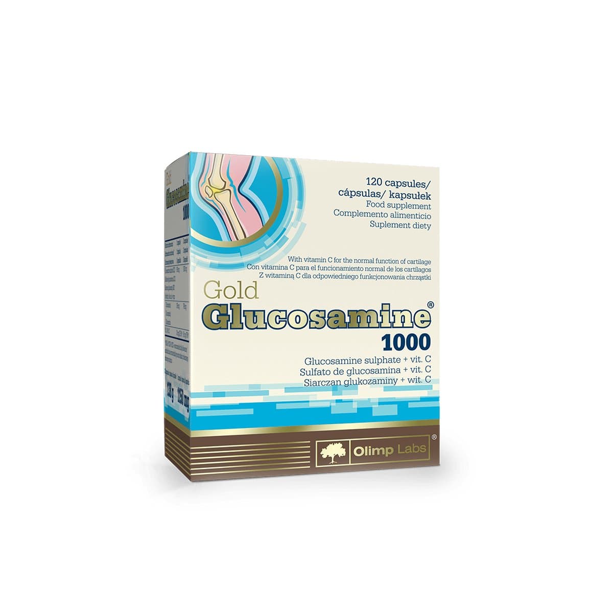 Olimp Gold Glucosamine 1000 120 Kapsułek Tabletki Z Glukozaminą Z Wit. C