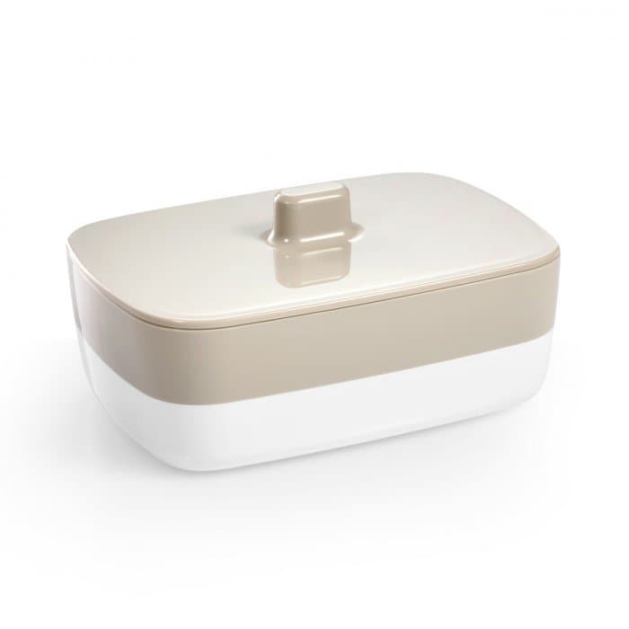 ORGANIZER NA BIŻUTERIĘ. KOSMETYKI LAGOON KOLOR BEŻOWY STYL NOWOCZESNY TESCOMA - JEWELLERYBOX/LAGOON/WHITENBEIGE/12X17X7,5CM