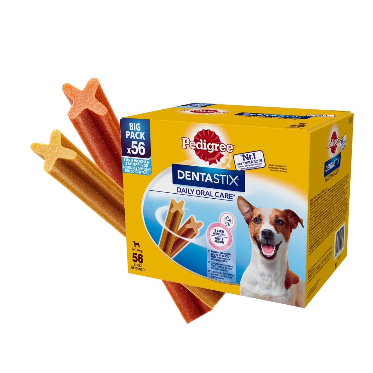 PEDIGREE DentaStix przysmaki dentystyczne dla psa małe rasy 56 szt.